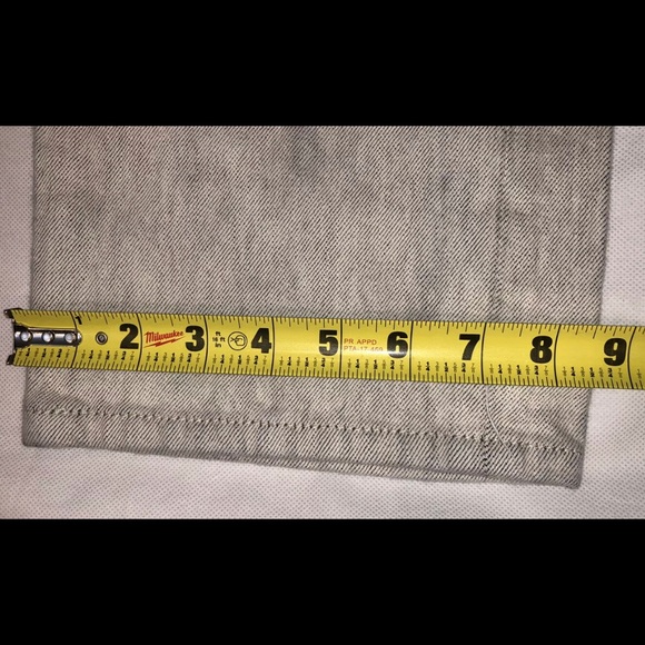 Levi 501 Jeans Straight Fit Men’s Gray Jeans 34x34 - Picture 12 of 13